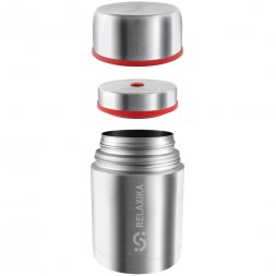 Термос для еды Relaxika 700, в чехле, стальной