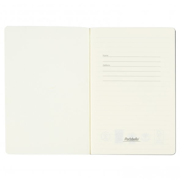 Блокнот Alpha slim, серый Поиск 