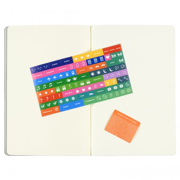 Блокнот Alpha slim, серый Поиск 