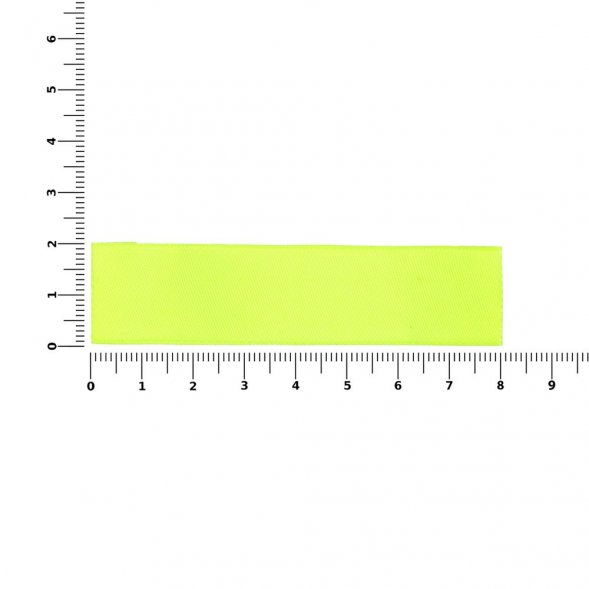 Лейбл тканевый Epsilon, S, желтый неон 