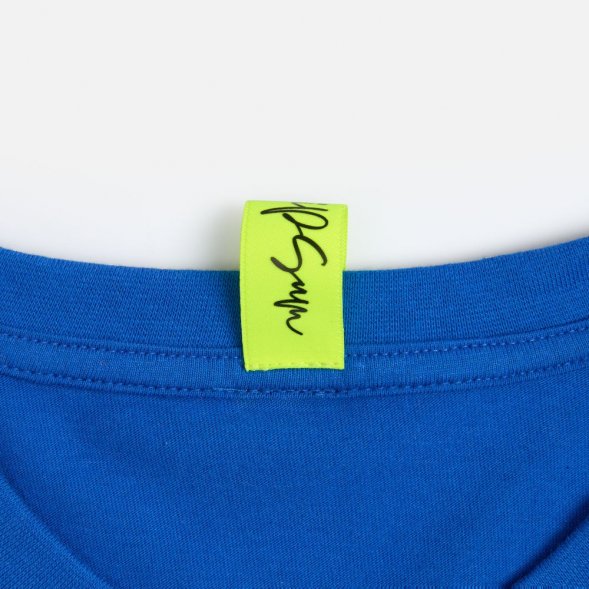 Лейбл тканевый Epsilon, S, желтый неон 