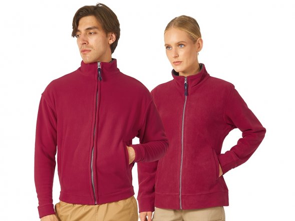 Куртка флисовая Nashville мужская, красный/пепельно-серый 