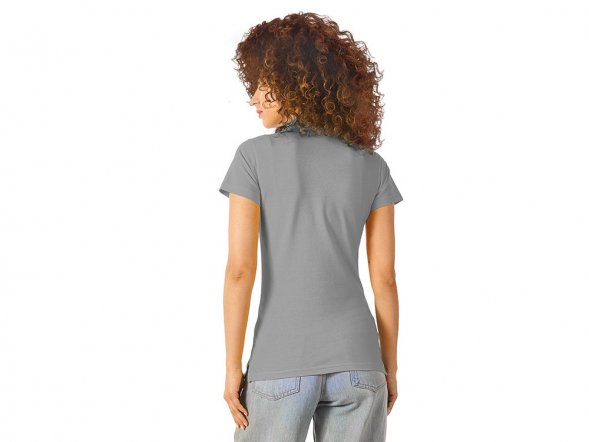 Рубашка поло First женская, серый 