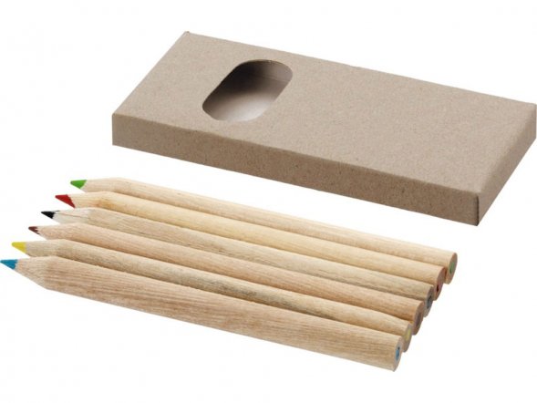 Набор карандашей для раскрашивания Artemaa с 6 предметами, натуральный 