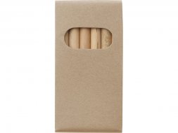 Набор карандашей для раскрашивания Artemaa с 6 предметами, натуральный