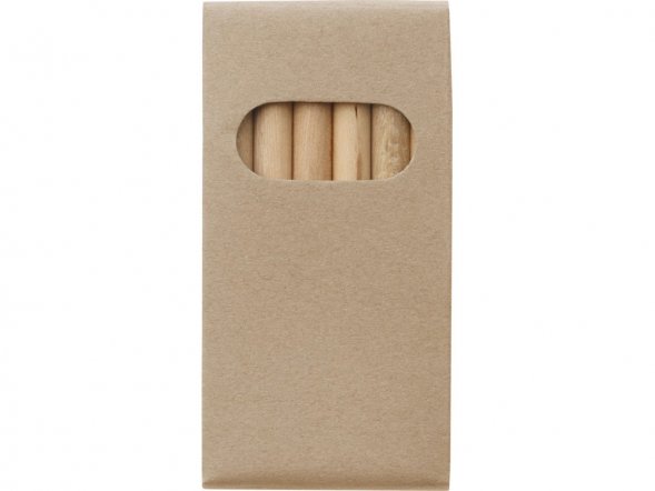 Набор карандашей для раскрашивания Artemaa с 6 предметами, натуральный 