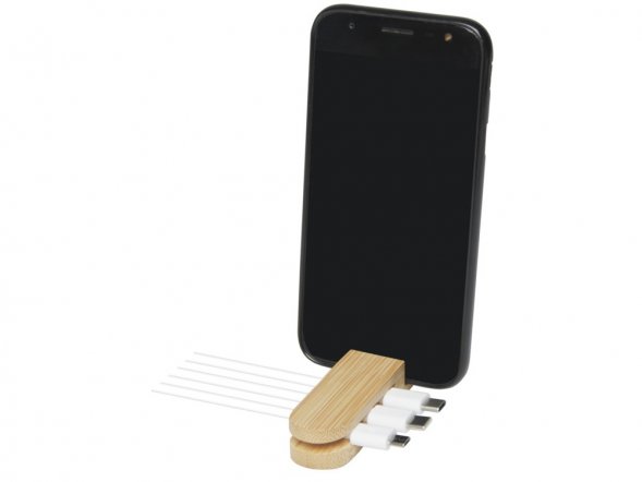 Edulis бамбуковый кабельный органайзер , бежевый 