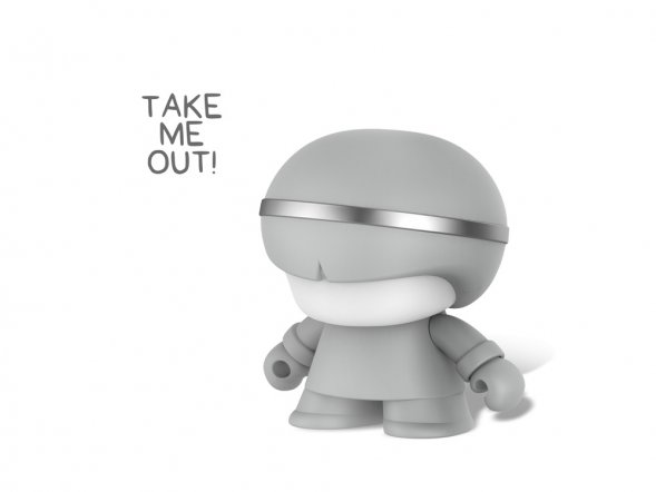 Портативный динамик Bluetooth XOOPAR mini XBOY, серый 