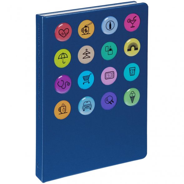 Ежедневник «История изобретений», недатированный, синий 