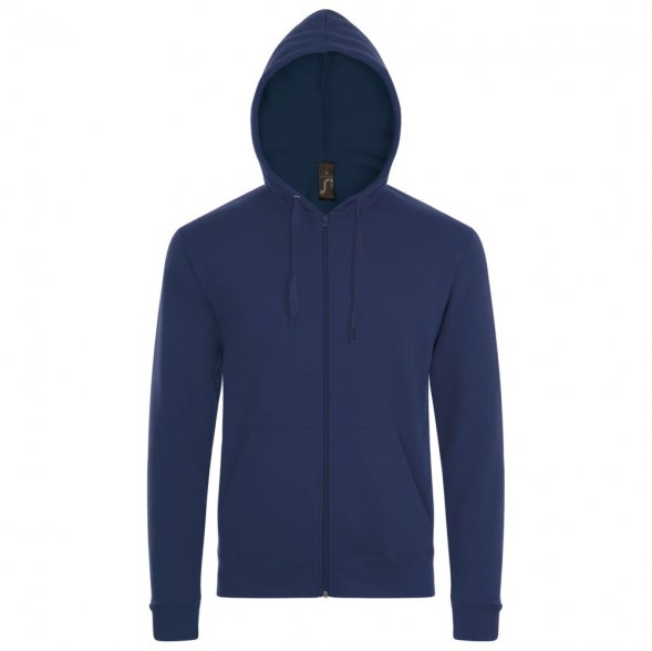 Толстовка унисекс Stone, темно-синяя 