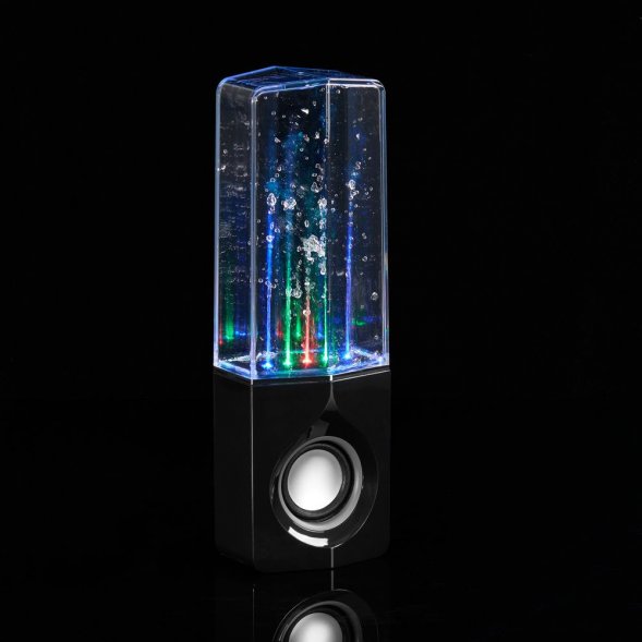 Bluetooth-колонка с поющим фонтаном Fuente, черная 