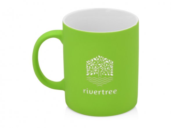 Кружка с покрытием soft-touch Barrel of a Gum, зеленое яблоко (P) 