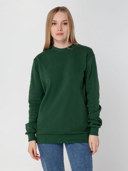 Толстовка Unit Toima Heavy, темно-зеленая 