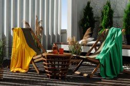 Флисовый плед Warm&amp;amp;Peace, зеленый