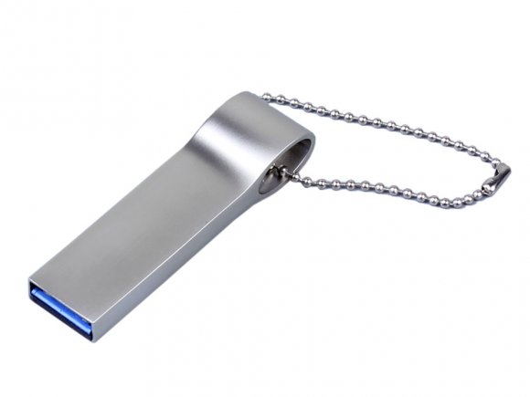 USB 3.0-флешка на 32 Гб с мини чипом, компактный дизайн, боковое отверстие для цепочки 