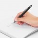 Ручка шариковая Atento Soft Touch Stylus со стилусом, черная 