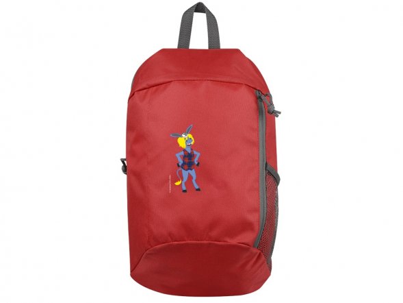 Рюкзак Бременские музыканты, красный 
