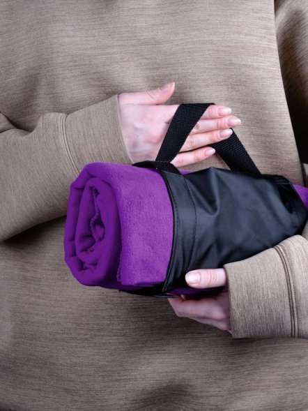 Дорожный плед Voyager, фиолетовый 