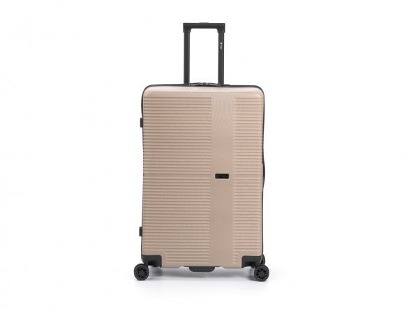Чемодан TORBER Elton, песочный, ABS-пластик, 47 х 32 х 78 см, 96 л 