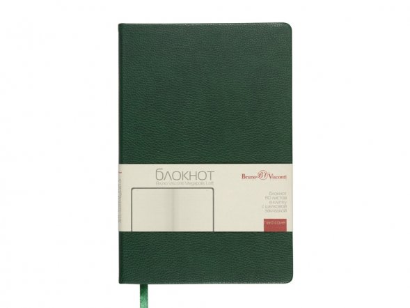 Блокнот А5 Megapolis Loft, зеленый 