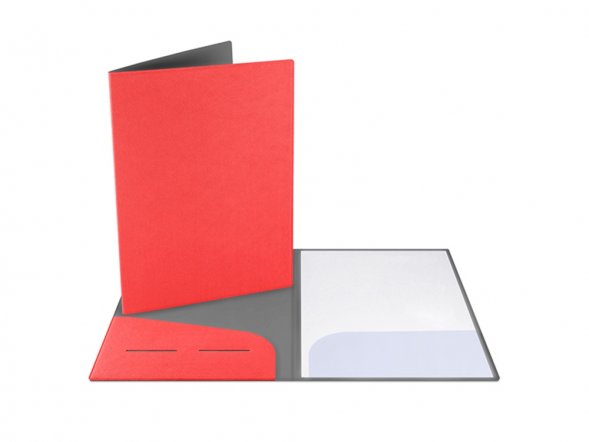 Папка классическая из экокожи Favor, красный 