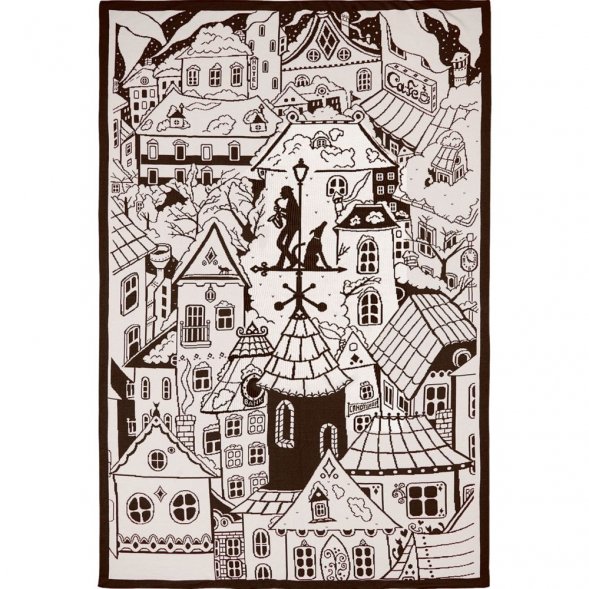 Плед на заказ Tricksy Net, 2 цвета, S, акрил 