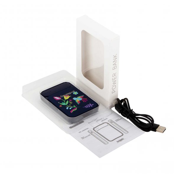 Внешний аккумулятор с подсветкой Starlight PB 5000 mAh, синий 