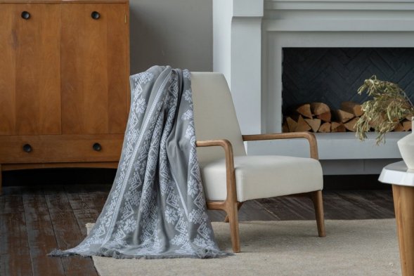 Плед Onego, серый 