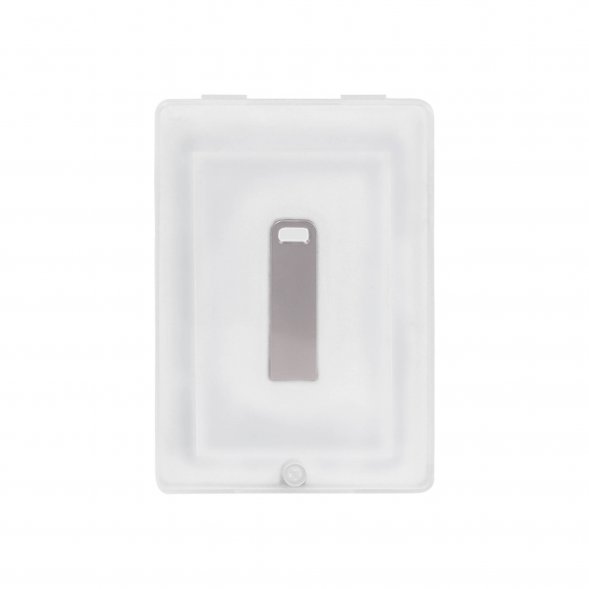 Флешка Flash 16 Gb в подарочной упаковке, серебряная 