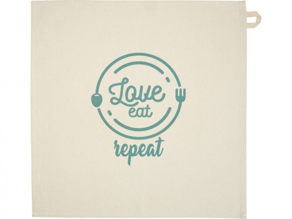 Alora кухонное полотенце из переработанного хлопка плотностью 200 г/м² - бежевый овсяный 