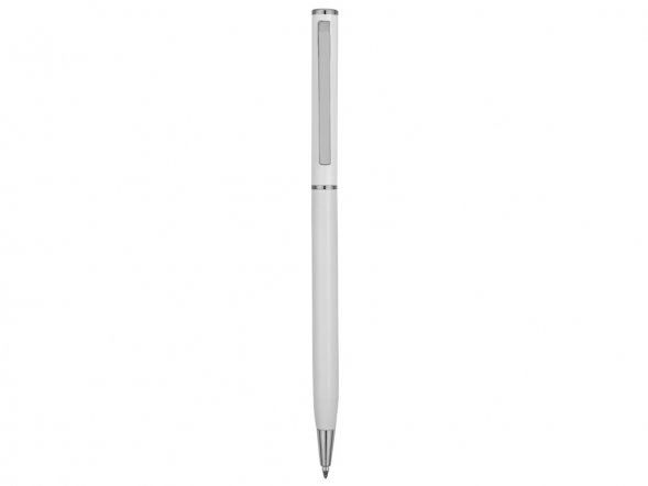 Ручка металлическая шариковая Атриум, белый 