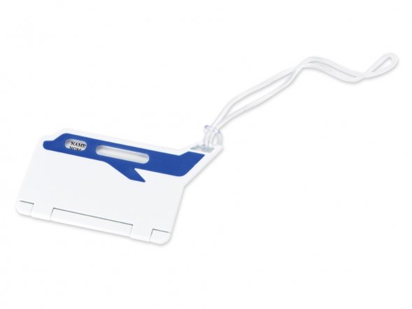 Бирка для багажа Hop, белый/синий 