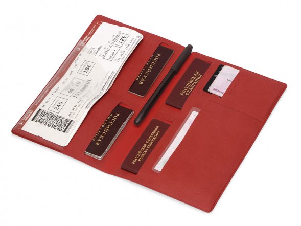 Семейный органайзер для путешественника Favor, красный 