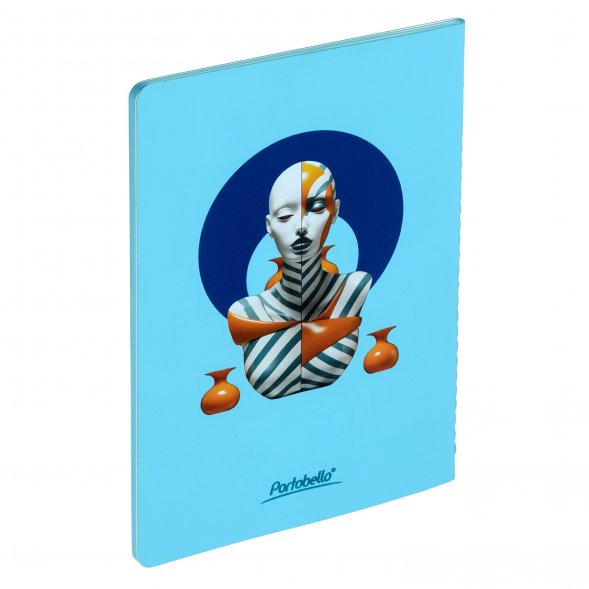 Блокнот Alpha slim, лазурный Пятый элемент 