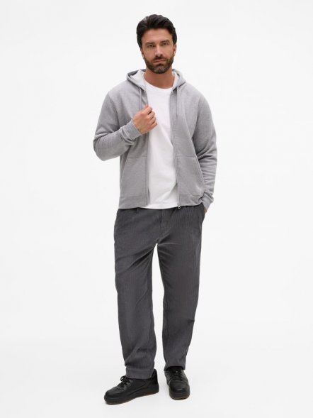 Толстовка унисекс Stone, серый меланж 