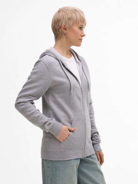Толстовка унисекс Stone, серый меланж 