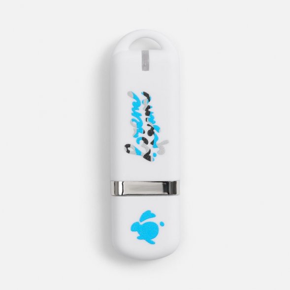 Флешка Memo, 8 Гб, белая 