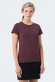 Футболка женская Regent Fit Women, бордовый меланж 