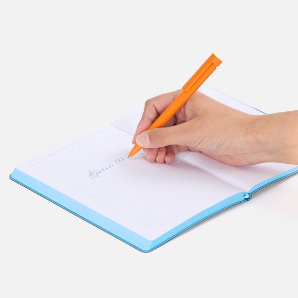 Ручка шариковая Liberty Polished, оранжевая 