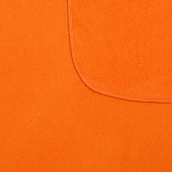 Флисовый плед Warm&amp;amp;Peace, оранжевый 