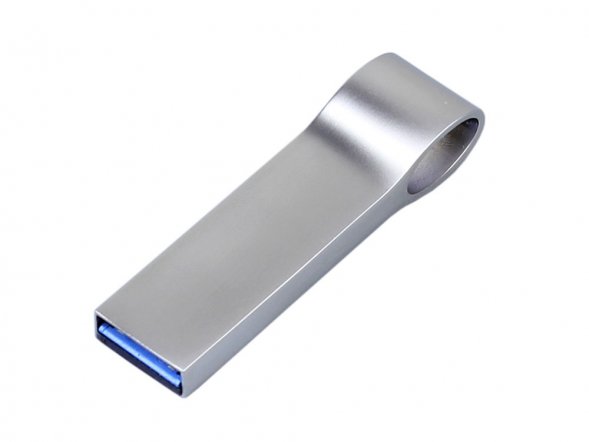 USB 3.0-флешка на 64 Гб с мини чипом, компактный дизайн, боковое отверстие для цепочки 