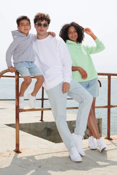 Худи детское Condor Kids, светло-желтое 