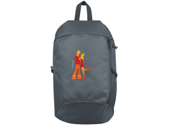Рюкзак Бременские музыканты, серый 