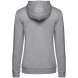 Толстовка с капюшоном женская Hoodie, серый меланж 