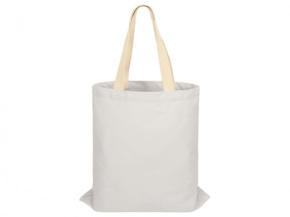 Сумка для шопинга Steady из хлопка с парусиновыми ручками, 260 г/м2, белый 