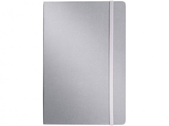 Блокнот классический офисный Juan А5, серебристый 