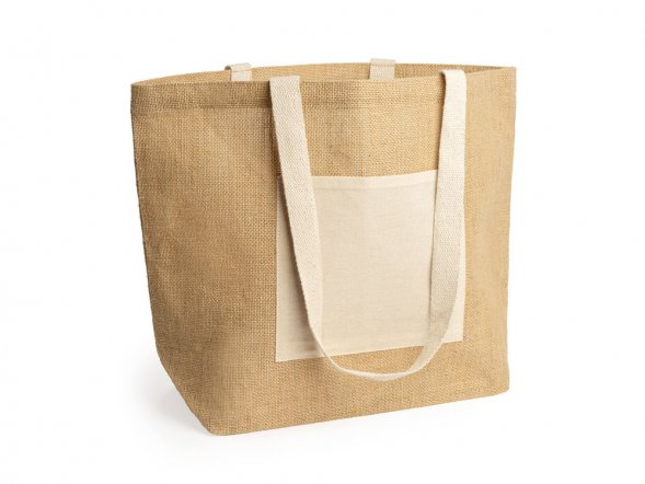 Сумка GAVIA из ламинированного джута, бежевый 