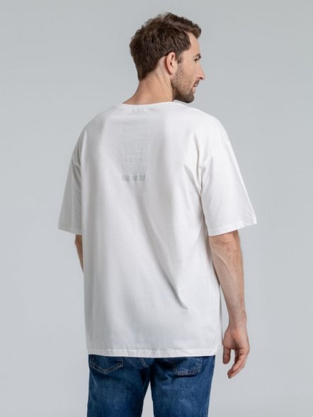 Футболка оверсайз «Чистая соль», молочно-белая 