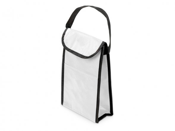 Сумка-холодильник Reviver на липучке из нетканого переработанного материала, белый 