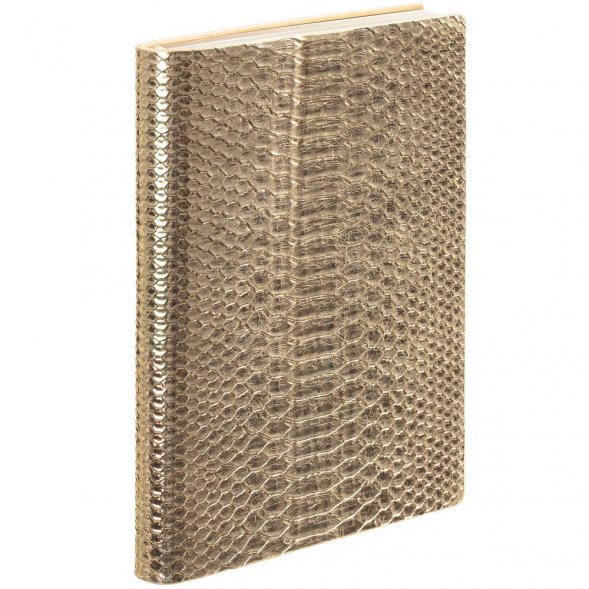 Ежедневник Anaconda, недатированный, золотистый 